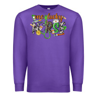 Purple One lucky Nurse St. Patrick's Day Premium Sweatshirt - CowGirlArtShop
