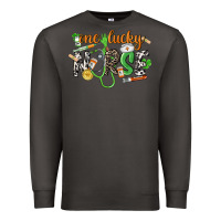 Smoke One lucky Nurse St. Patrick's Day Premium Sweatshirt - CowGirlArtShop