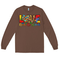 Chestnut love needs no words Long Sleeve Tee - LillyAllenDesigns