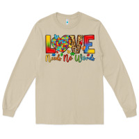Mushroom love needs no words Long Sleeve Tee - LillyAllenDesigns