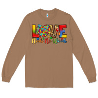 Toasted Coconut love needs no words Long Sleeve Tee - LillyAllenDesigns