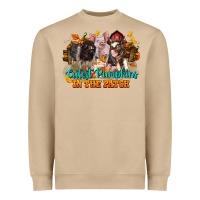 Mushroom Fall Cutest Pumpkin In The Patch Pig Heavyweight Sweatshirt - LillyAllenDesigns