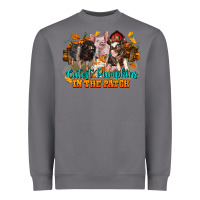 Storm Fall Cutest Pumpkin In The Patch Pig Heavyweight Sweatshirt - LillyAllenDesigns