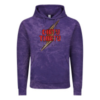 Cloud Purple dirty thirty lightning bolt Vintage Hoodie - MaliasSmallBusiness
