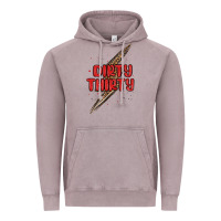Vintage Zinc dirty thirty lightning bolt Vintage Hoodie - MaliasSmallBusiness