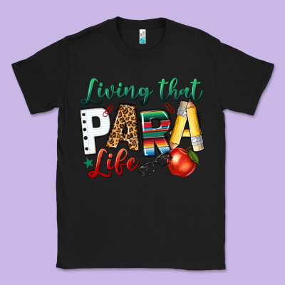 Living That Para Life Classic Tee Designed By Nancycooperartshop