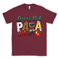 Burgundy living that para life Classic Tee - NancyCooperArtShop