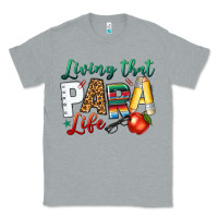 Heather Grey living that para life Classic Tee - NancyCooperArtShop
