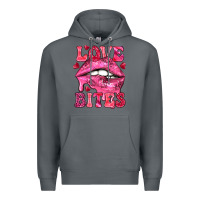 Rock Love bites Valentine's Day Premium Hoodie - HowdyJamesFarm