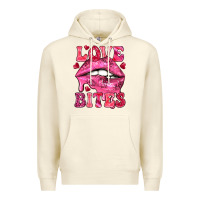 Sandshell Love bites Valentine's Day Premium Hoodie - HowdyJamesFarm