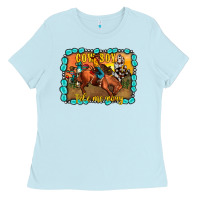 Baby Blue cowboy take me away Ladies Tee - JahusDesignShop