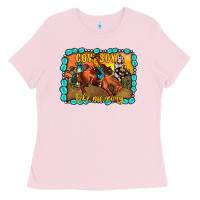 Bubblegum Pink cowboy take me away Ladies Tee - JahusDesignShop
