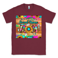 Burgundy proud nurse mom Classic Tee - JahusDesignShop