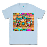 Dusty Blue proud nurse mom Classic Tee - JahusDesignShop