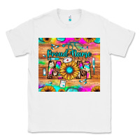 White proud nurse mom Classic Tee - JahusDesignShop