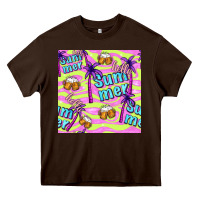Hello Summer And Beer Seamless Pattern Heavy Core Tee | Teevron