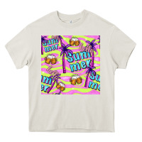 Cream hello summer and beer seamless pattern Heavy Core Tee - BundleAndBundleShop
