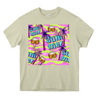 Mossy hello summer and beer seamless pattern Heavy Core Tee - BundleAndBundleShop