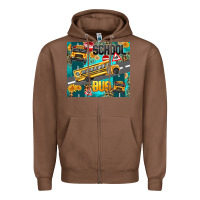 Chestnut school bus Zipper Hoodie - texasbilliewilder