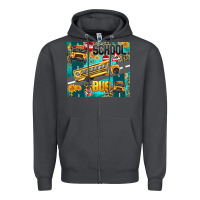 Smoke school bus Zipper Hoodie - texasbilliewilder
