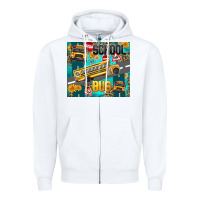 White school bus Zipper Hoodie - texasbilliewilder