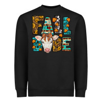 Black Fall Babe Baby Calf Heavyweight Sweatshirt - LillyAllenDesigns