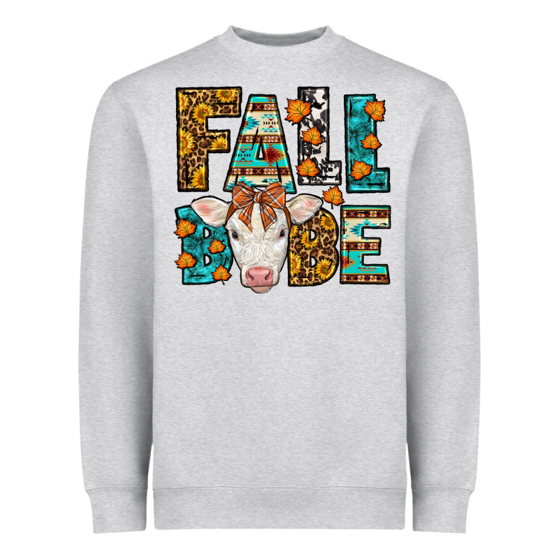 Fall Babe Baby Calf Heavyweight Sweatshirt by LillyAllenDesigns | Teevron