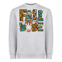 Heather Grey Fall Babe Baby Calf Heavyweight Sweatshirt - LillyAllenDesigns