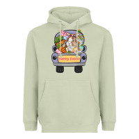 Matcha Happy Easter bunny truck Easter Day Heavyweight Hoodie - CowGirlArtShop