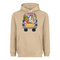 Mushroom Happy Easter bunny truck Easter Day Heavyweight Hoodie - CowGirlArtShop