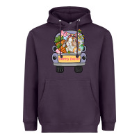 Happy Easter Bunny Truck Easter Day Heavyweight Hoodie | Teevron