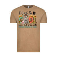 I Used To Be Cool Now I Just Argue With Miniature Vintage Tee | Teevron