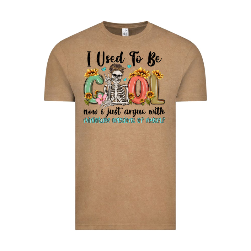 I Used To Be Cool Now I Just Argue With Miniature Vintage Tee by MaliasSmallBusiness | Teevron