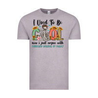 Vintage Zinc i used to be cool now i just argue with miniature Vintage Tee - MaliasSmallBusiness