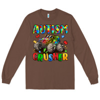 Chestnut autism crusher Long Sleeve Tee - LillyAllenDesigns