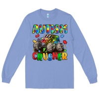 Colony Blue autism crusher Long Sleeve Tee - LillyAllenDesigns