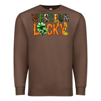 Chestnut Western lucky with clover St. Patricks day Premium Sweatshirt - HowdyJamesFarm