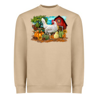 Mushroom Fall Chicken Heavyweight Sweatshirt - LillyAllenDesigns