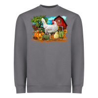 Storm Fall Chicken Heavyweight Sweatshirt - LillyAllenDesigns
