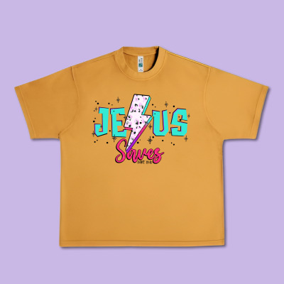 Jesus Saves Urban Heavy Tee Designed By Jahusdesignshop