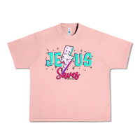 Salmon jesus saves Urban Heavy Tee - JahusDesignShop