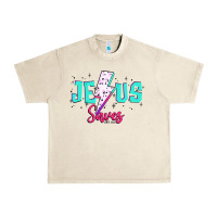 Sandshell jesus saves Urban Heavy Tee - JahusDesignShop