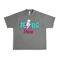 Tornado jesus saves Urban Heavy Tee - JahusDesignShop