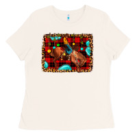 Bone Christmas rodeo cowboy Ladies Tee - JahusDesignShop