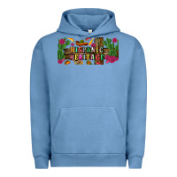Pigment Pebble Blue hispanic heritage libbey cup Urban Hoodie - BundleAndBundleShop