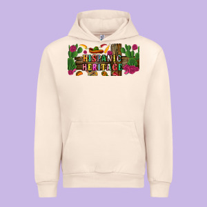 Hispanic Heritage Libbey Cup Urban Hoodie Designed By Bundleandbundleshop