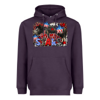 Plum Oh my stars pig Heavyweight Hoodie - CowGirlArtShop