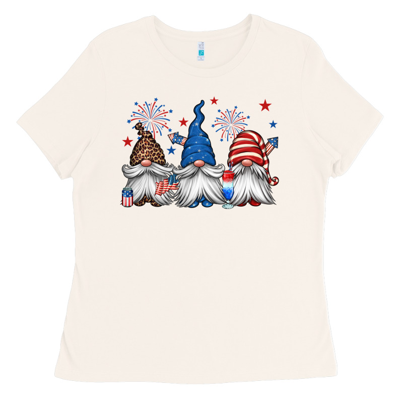 4th Of July Gnomes Ladies Tee by Jasminsmagicworld | Teevron