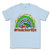 Dusty Blue teacher life Classic Tee - NancyCooperArtShop