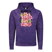 Cloud Purple growth flower Vintage Hoodie - MaliasSmallBusiness